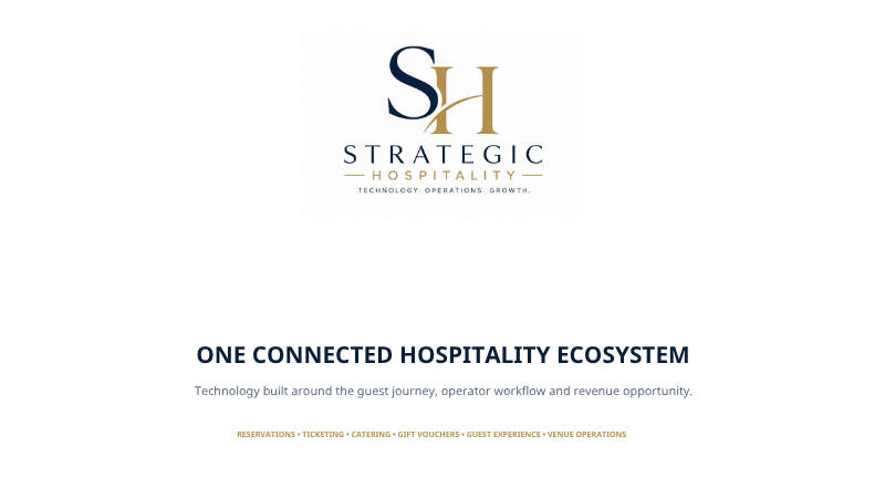 Strategic Hospitality brochure page 1