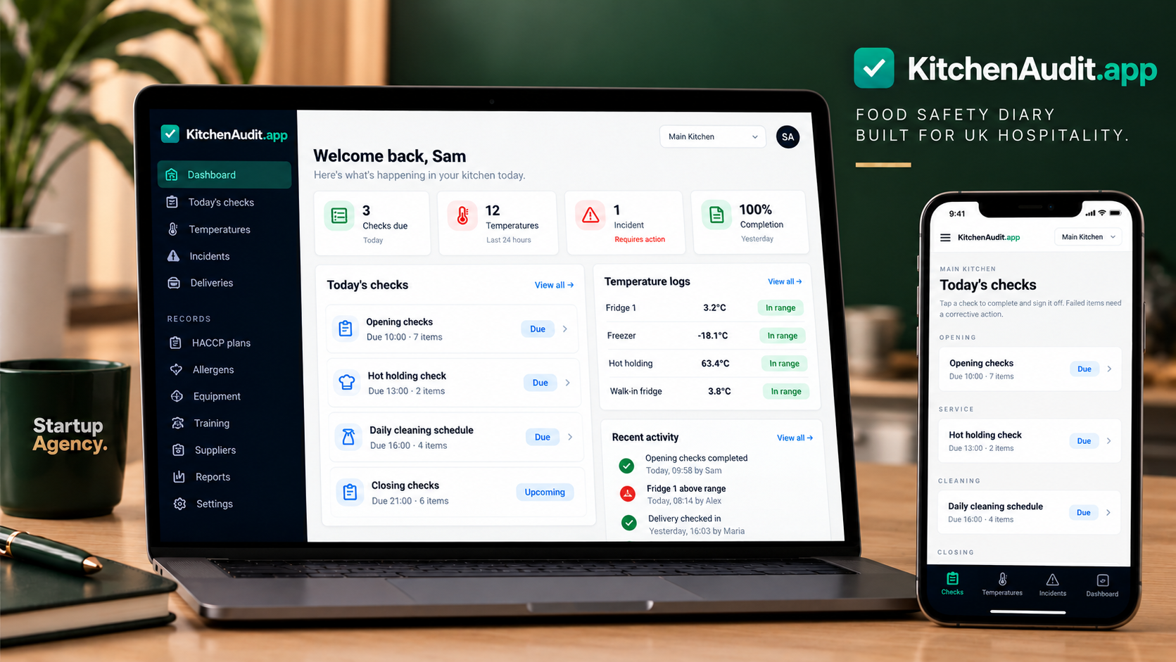 Kitchen Audit operational platform